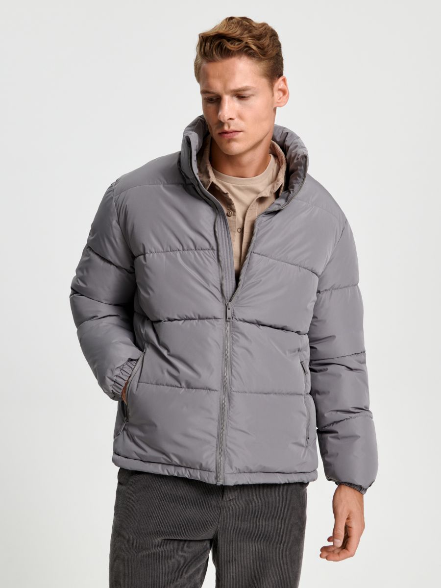 Kurtka puffer Kolor szary  1849O-09X