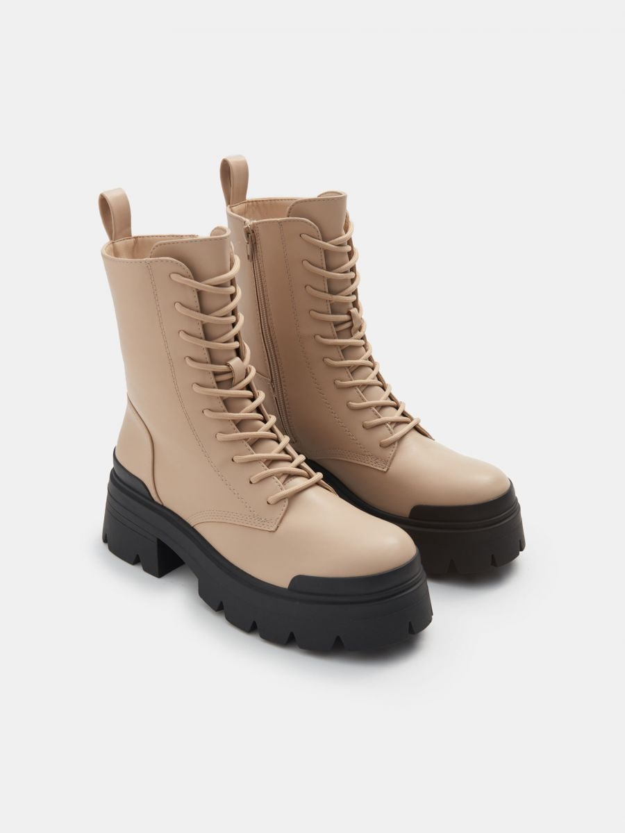 Botki Kolor kremowy  2608X-02X