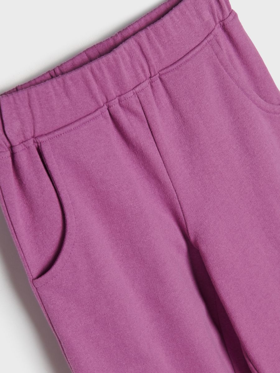 Spodnie wide leg Kolor fioletowy  4552O-44X