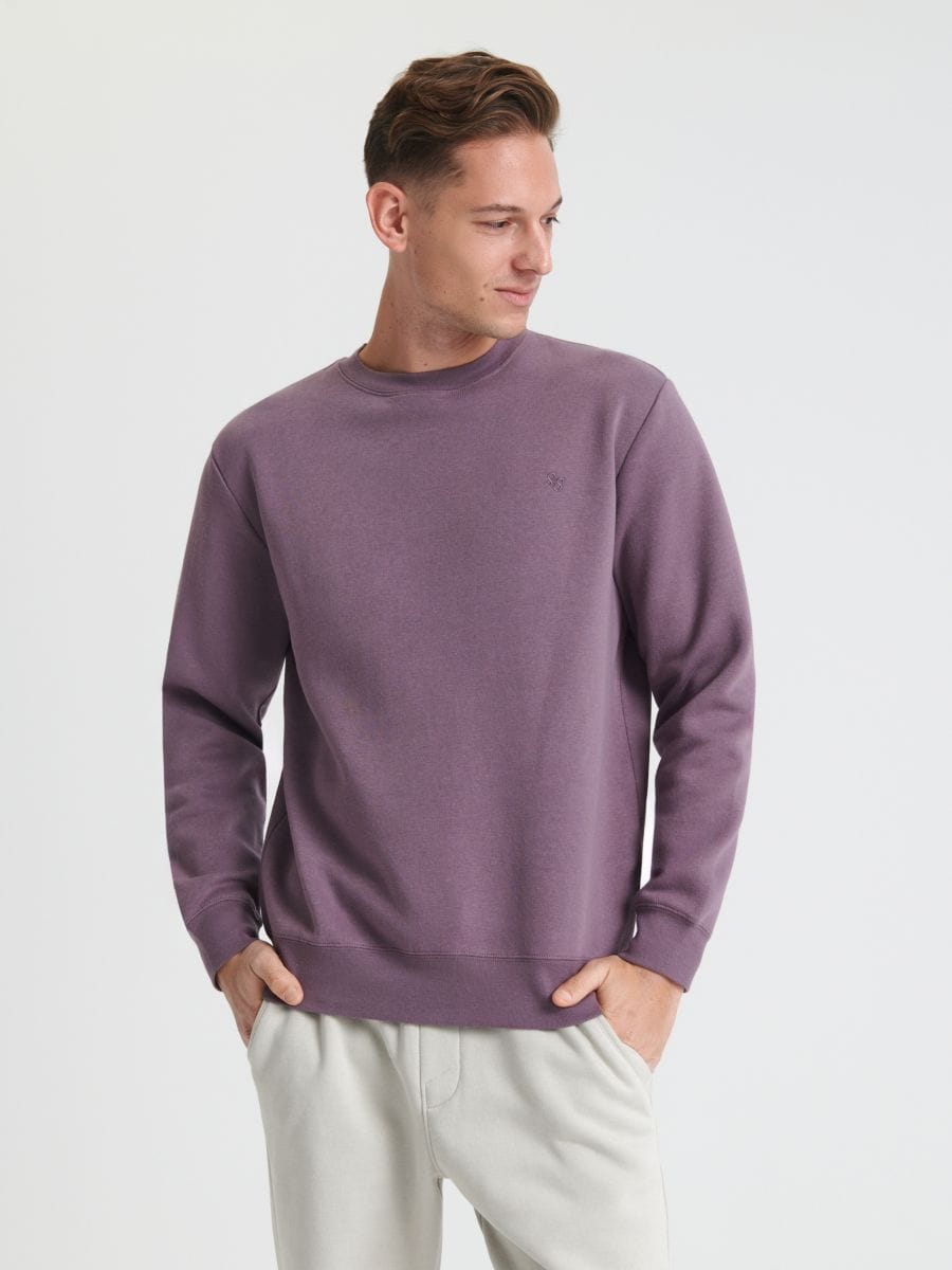 Bluza basic Kolor fioletowy  2321O-04X