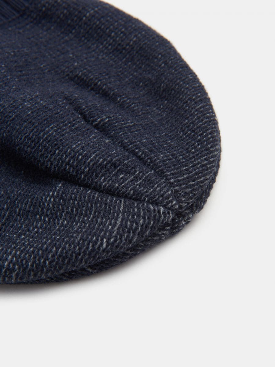 Czapka beanie Kolor granatowy  9256I-59M