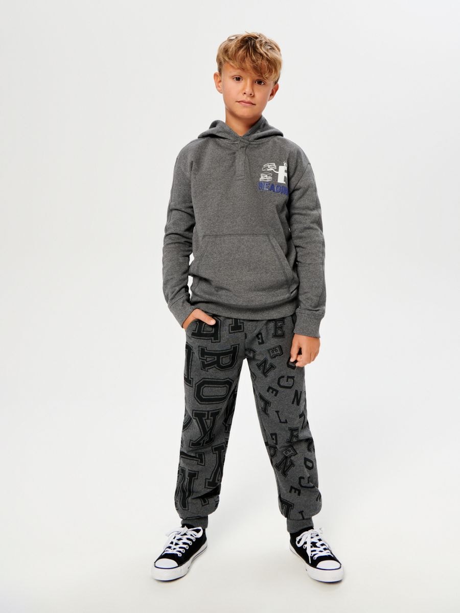 Spodnie dresowe jogger Kolor szary  2118M-90M