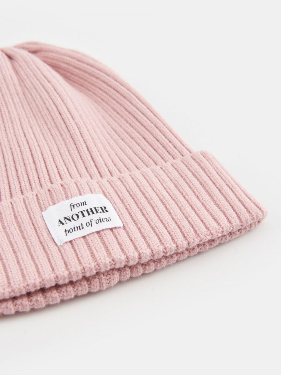 Czapka beanie Kolor różowy  6267K-03X