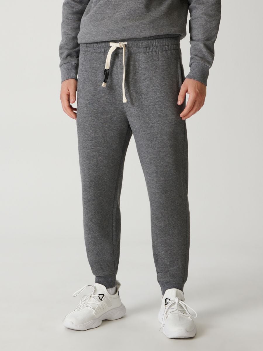 Spodnie dresowe jogger Kolor szary  1959O-9MM