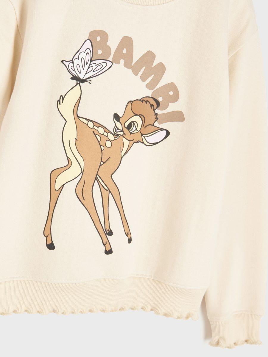 Bluza Bambi Kolor kremowy  7280Y-01X