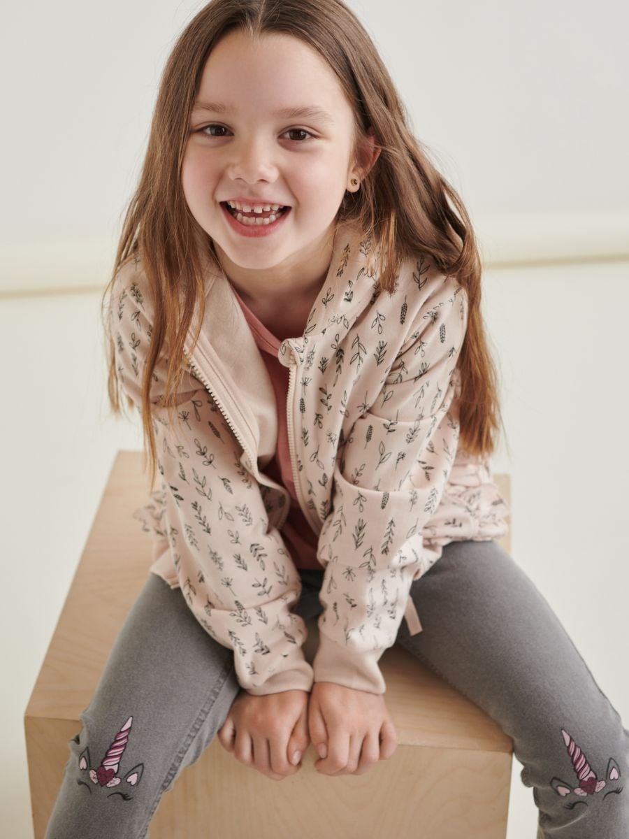Bluza z kapturem Kolor beżowy  8503M-08X