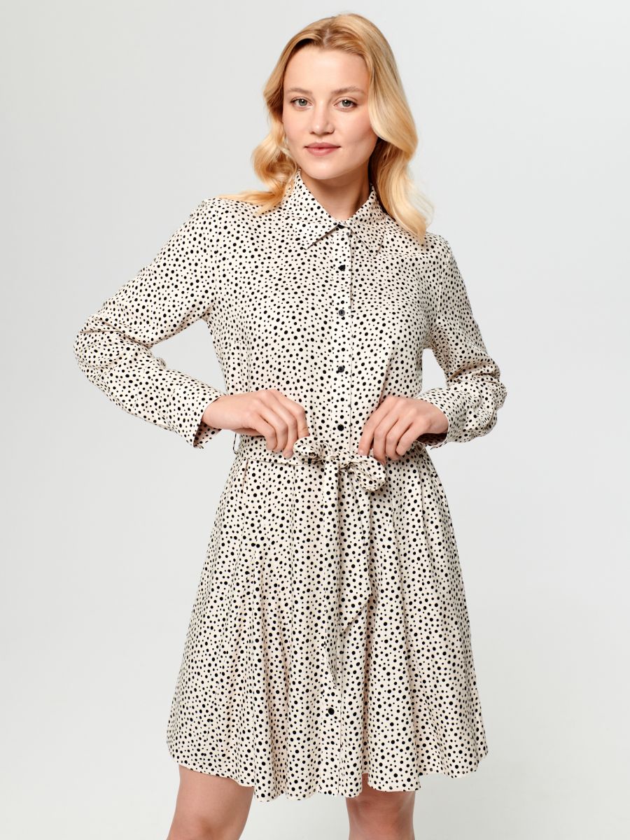 Sukienka mini Kolor kremowy  9475U-02X