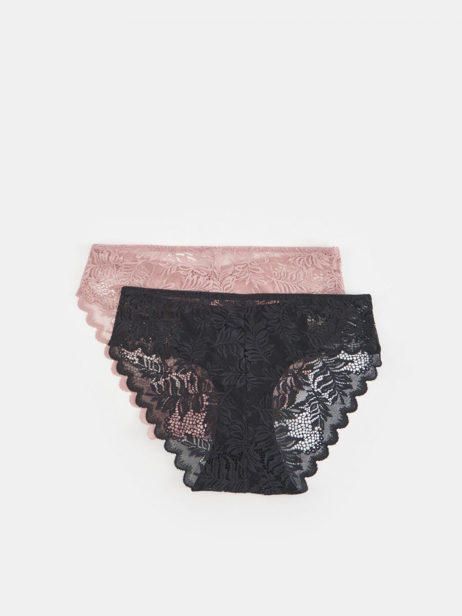 Majtki koronkowe 2 pack Mama Kolor fioletowy  5875U-34X
