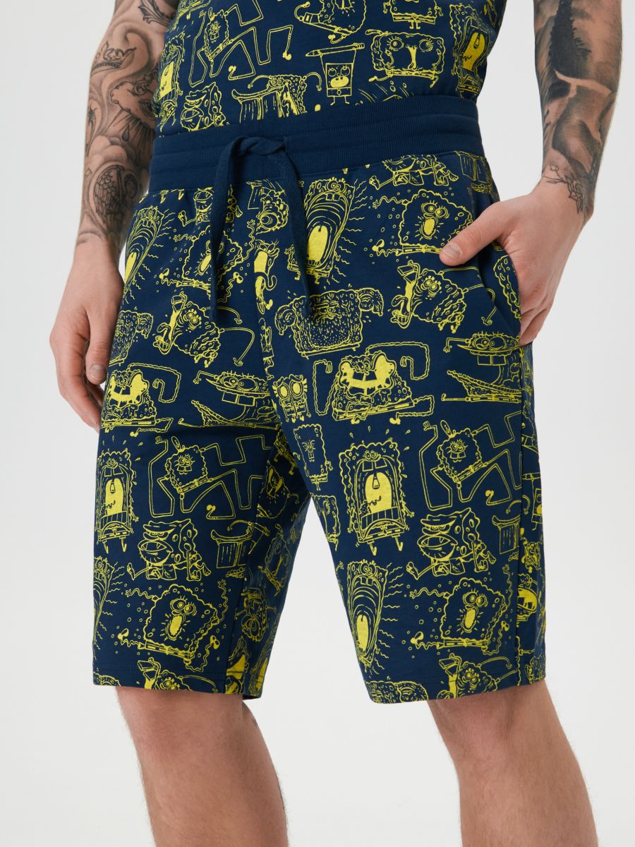 Szorty SpongeBob Kolor granatowy  1271J-59X