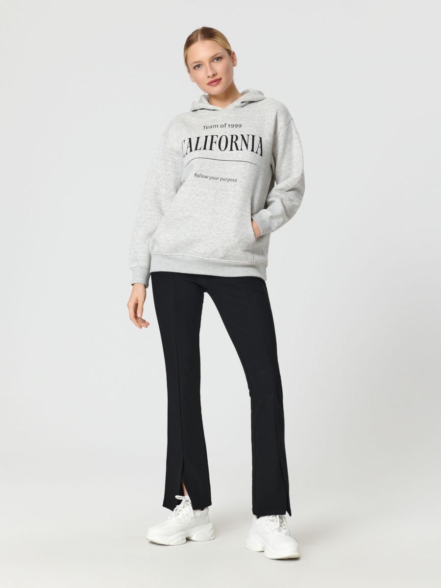 Bluza z kapturem Kolor szary  6379J-09M