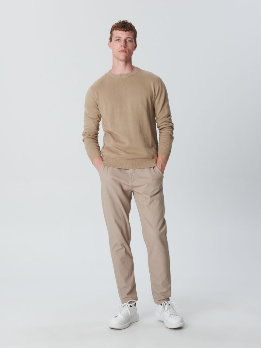 Sweter Kolor beżowy  0187J-08X