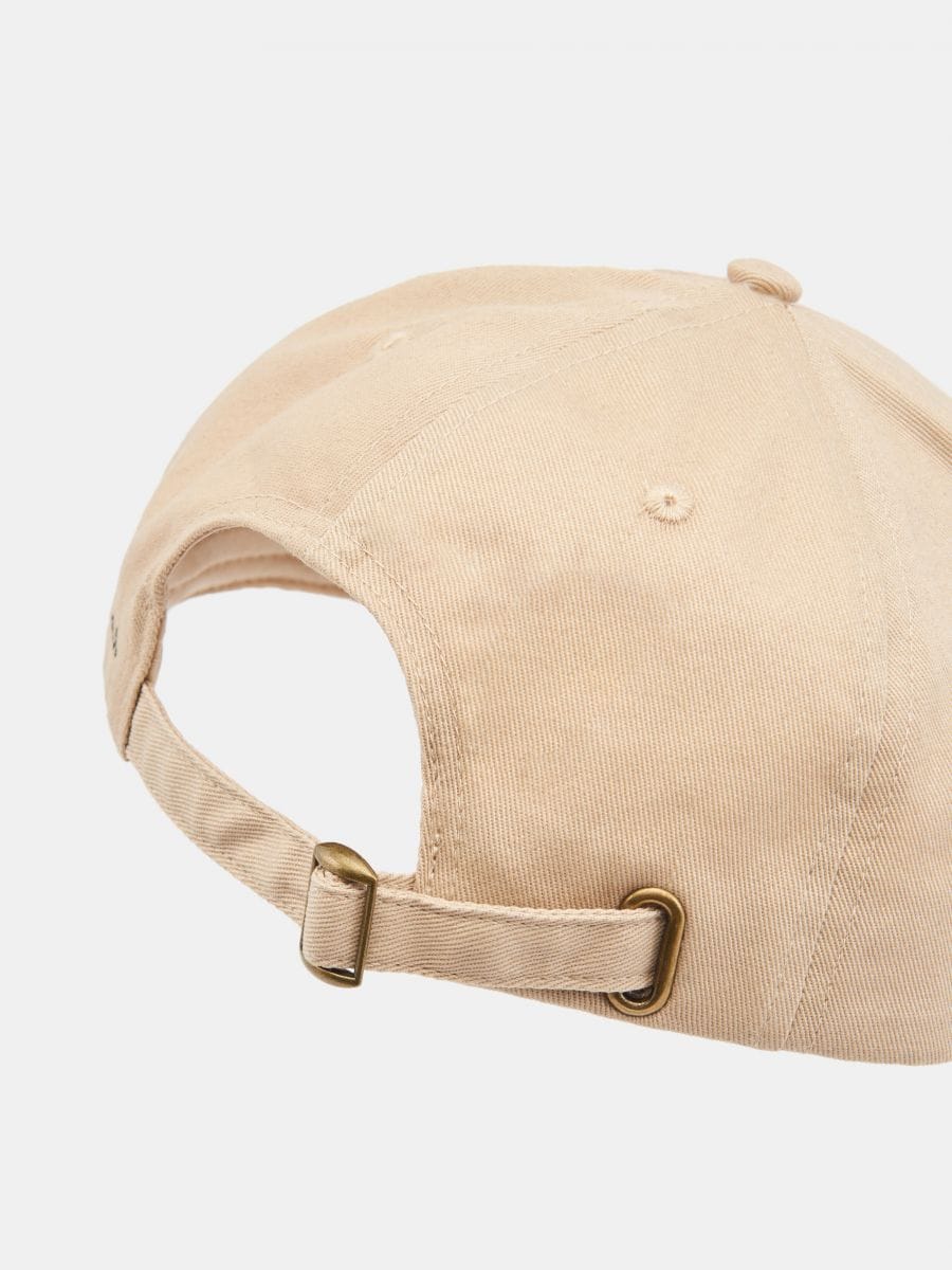 Czapka bejsbolówka Kolor beżowy  6078F-08X