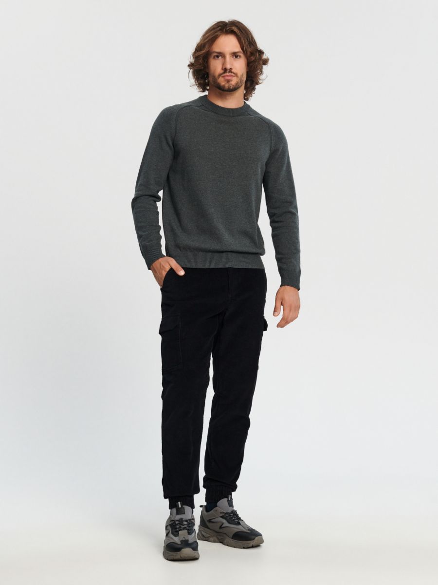 Sweter Kolor szary  0498A-90X