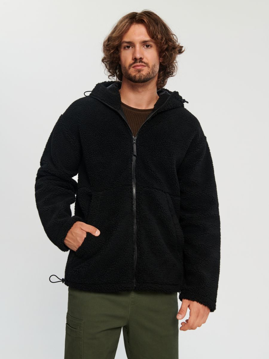 Kurtka sherpa Kolor czarny  6933C-99X