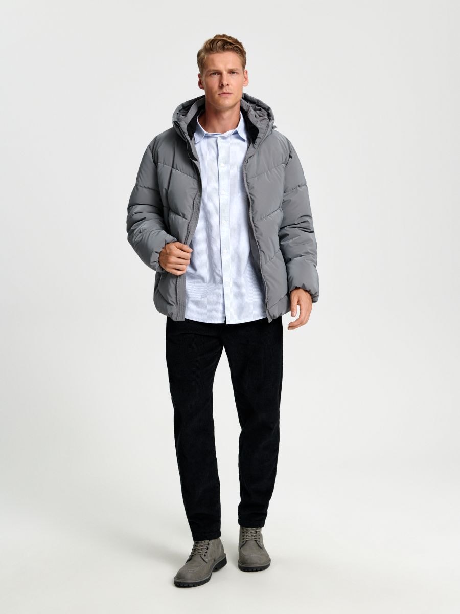 Koszula oxford regular fit Kolor błękitny  1910O-05X