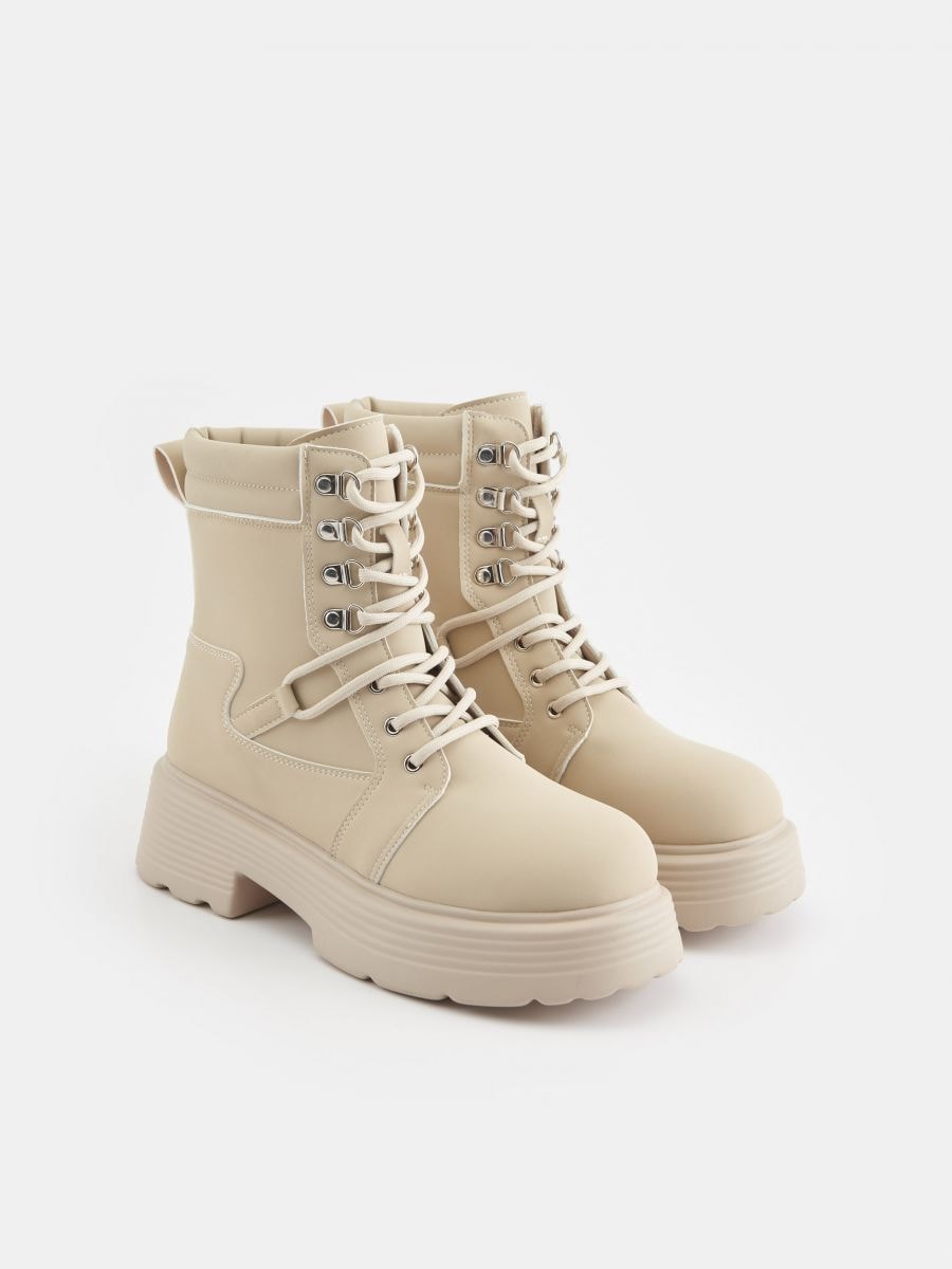 Botki Kolor kremowy  9967W-02X