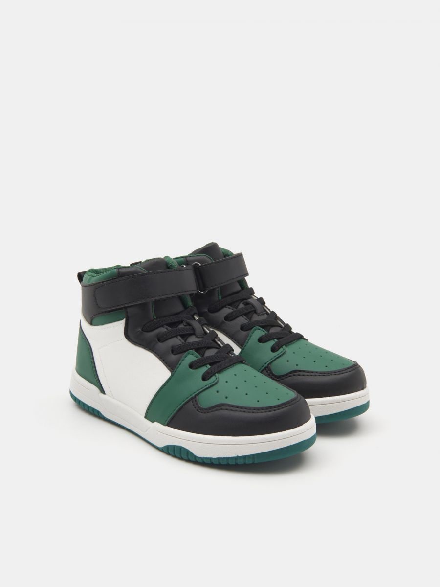 Sneakersy za kostkę Kolor zielony  7606R-77X