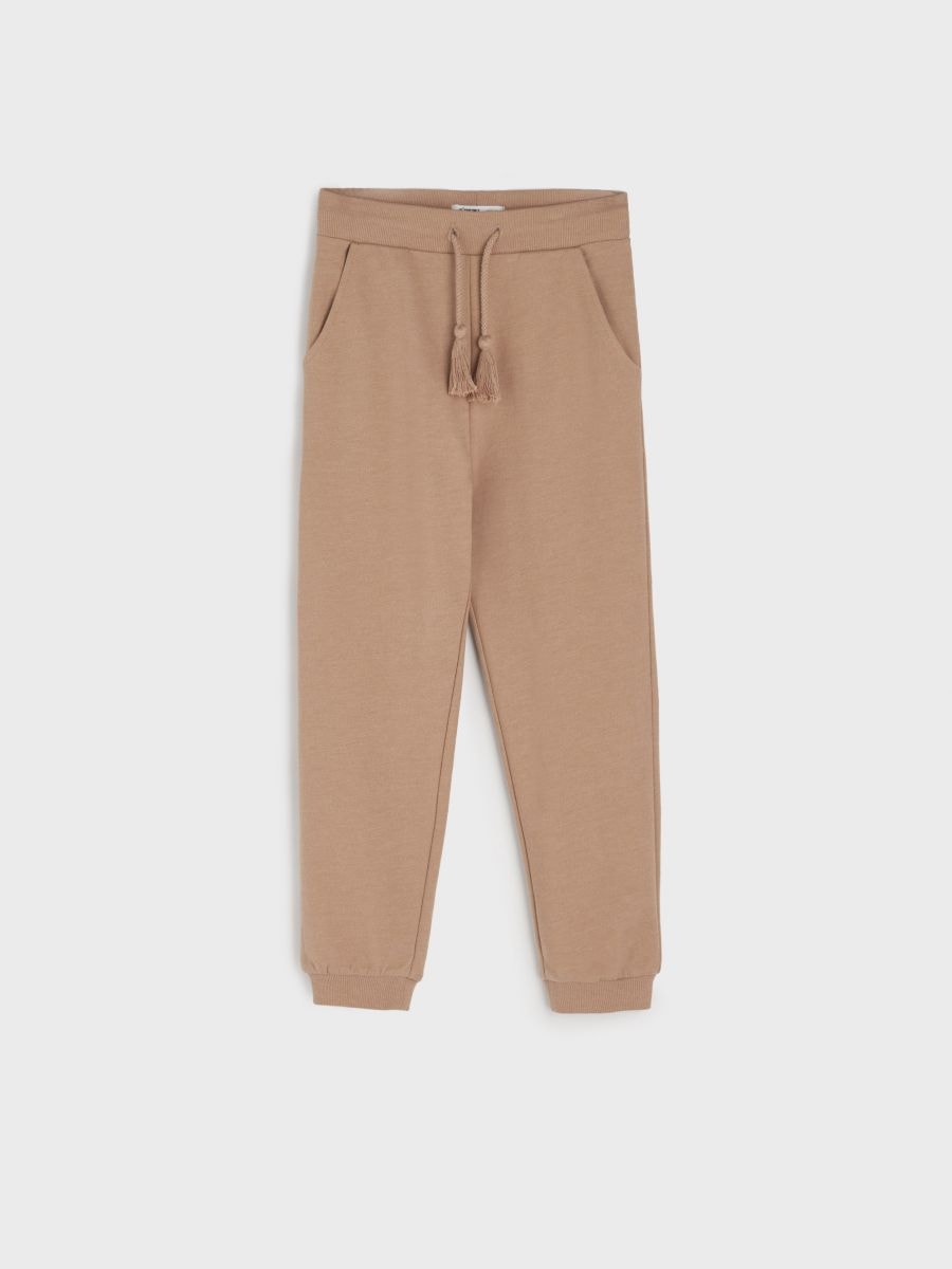 Spodnie dresowe jogger Kolor brązowy  4030M-84X