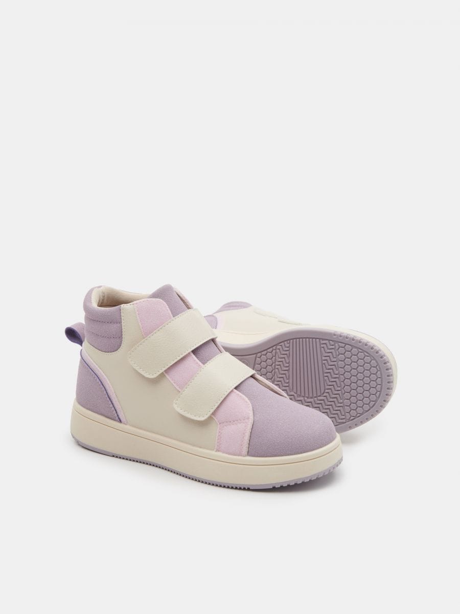 Sneakersy za kostkę Kolor beżowy  7358R-08X