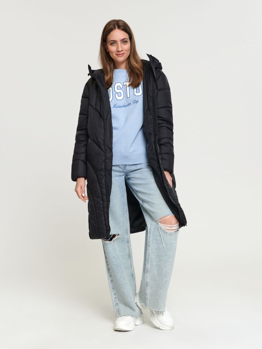 Bluza z nadrukiem Kolor błękitny  4180Z-05X