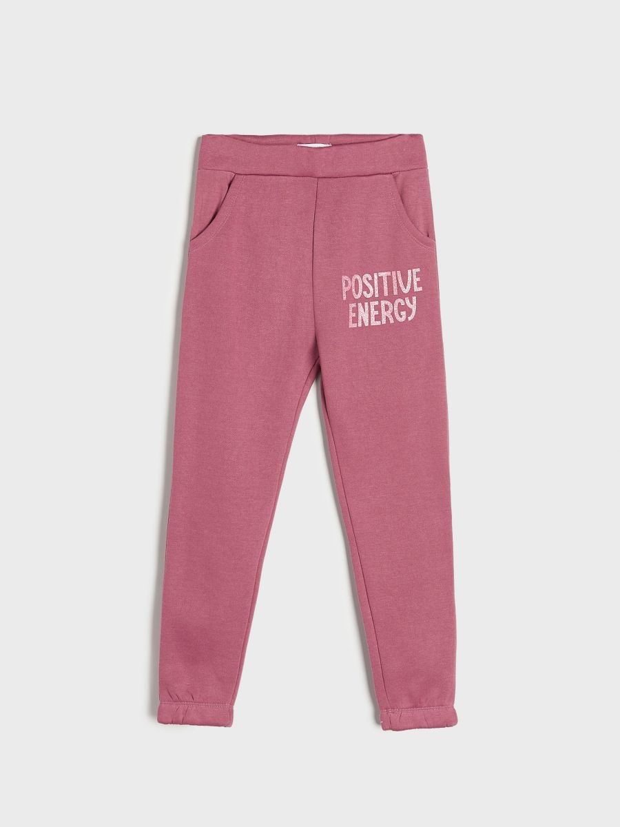 Spodnie dresowe jogger Kolor fioletowy  8541M-34X