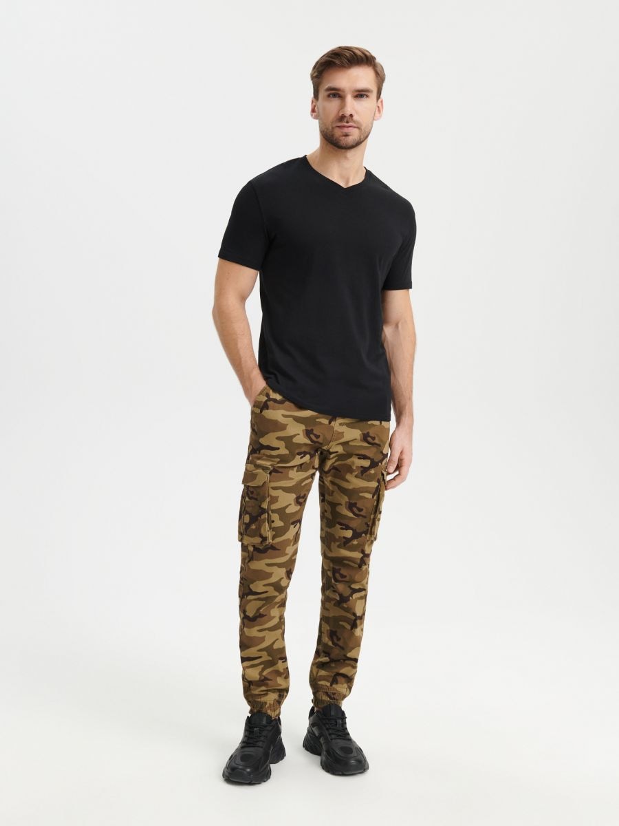 Spodnie cargo Kolor wielobarwny  8449C-MLC