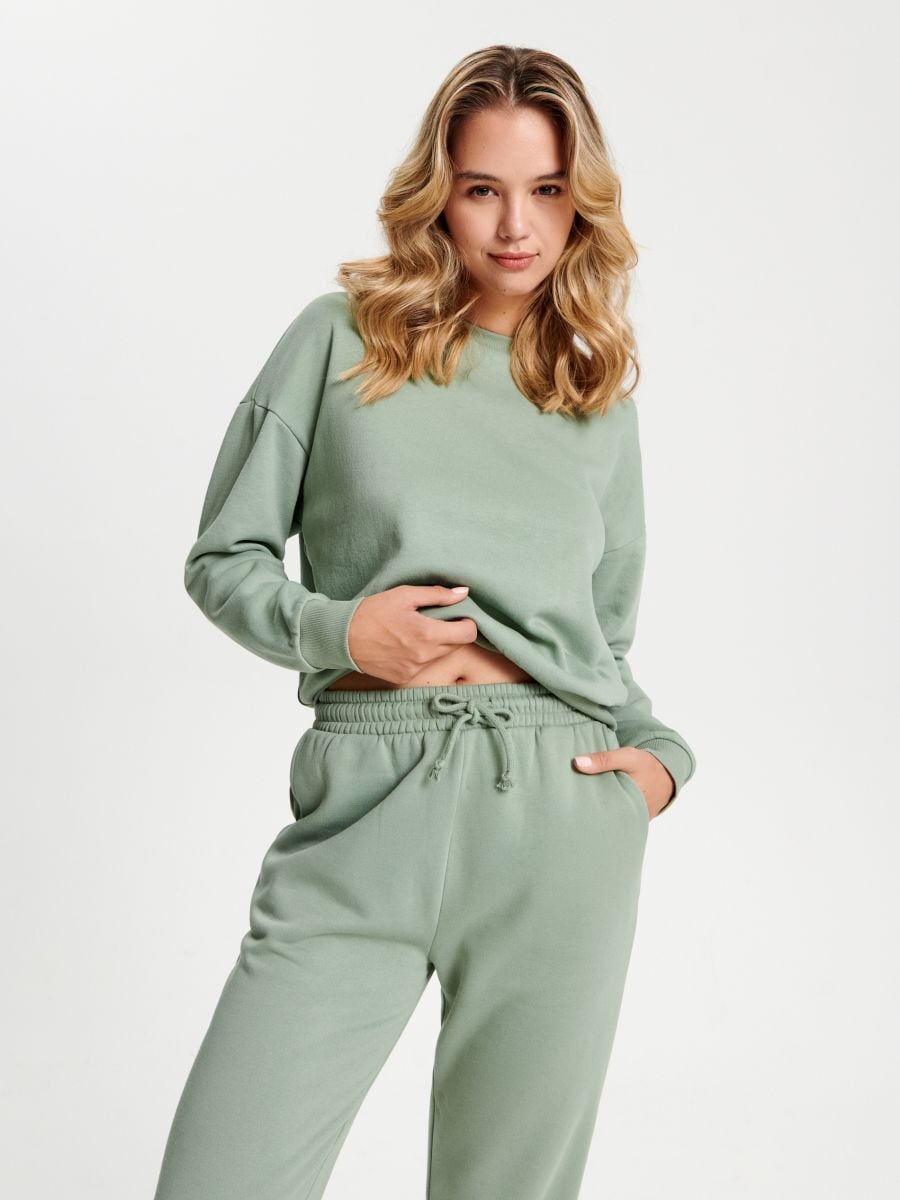 Spodnie dresowe Kolor zielony  9962R-07X