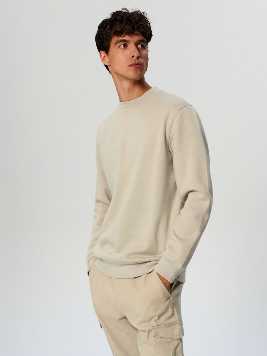 Bluza basic Kolor kremowy  1745O-02X