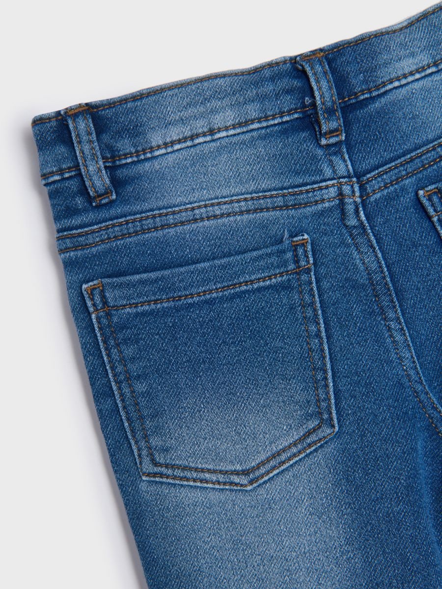 Jeansy slim Kolor niebieski  4086R-55J