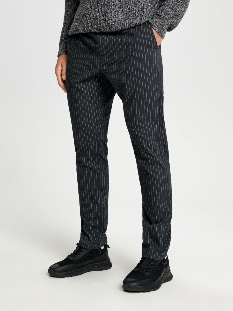 Spodnie jogger Kolor szary  8447C-9MM