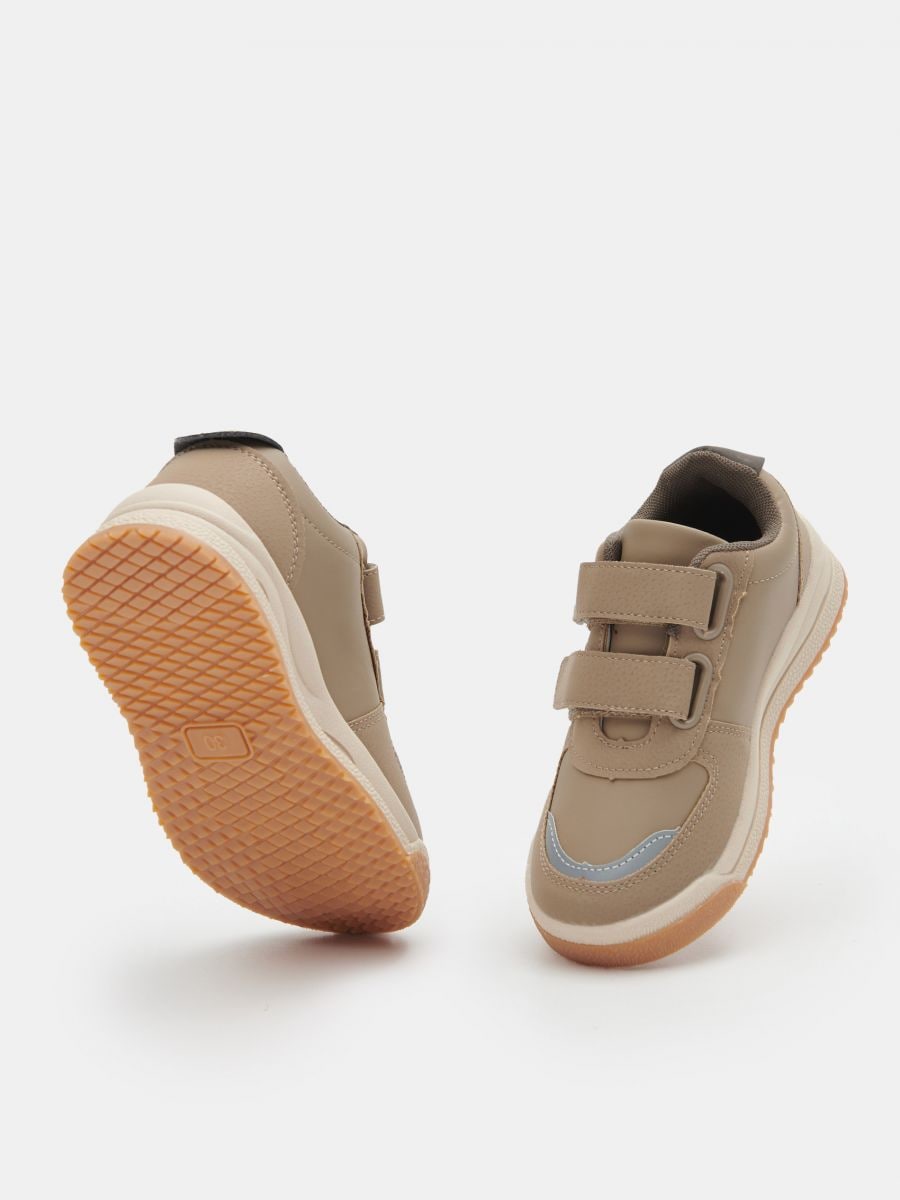 Sneakersy na rzepy Kolor beżowy  7366R-08X