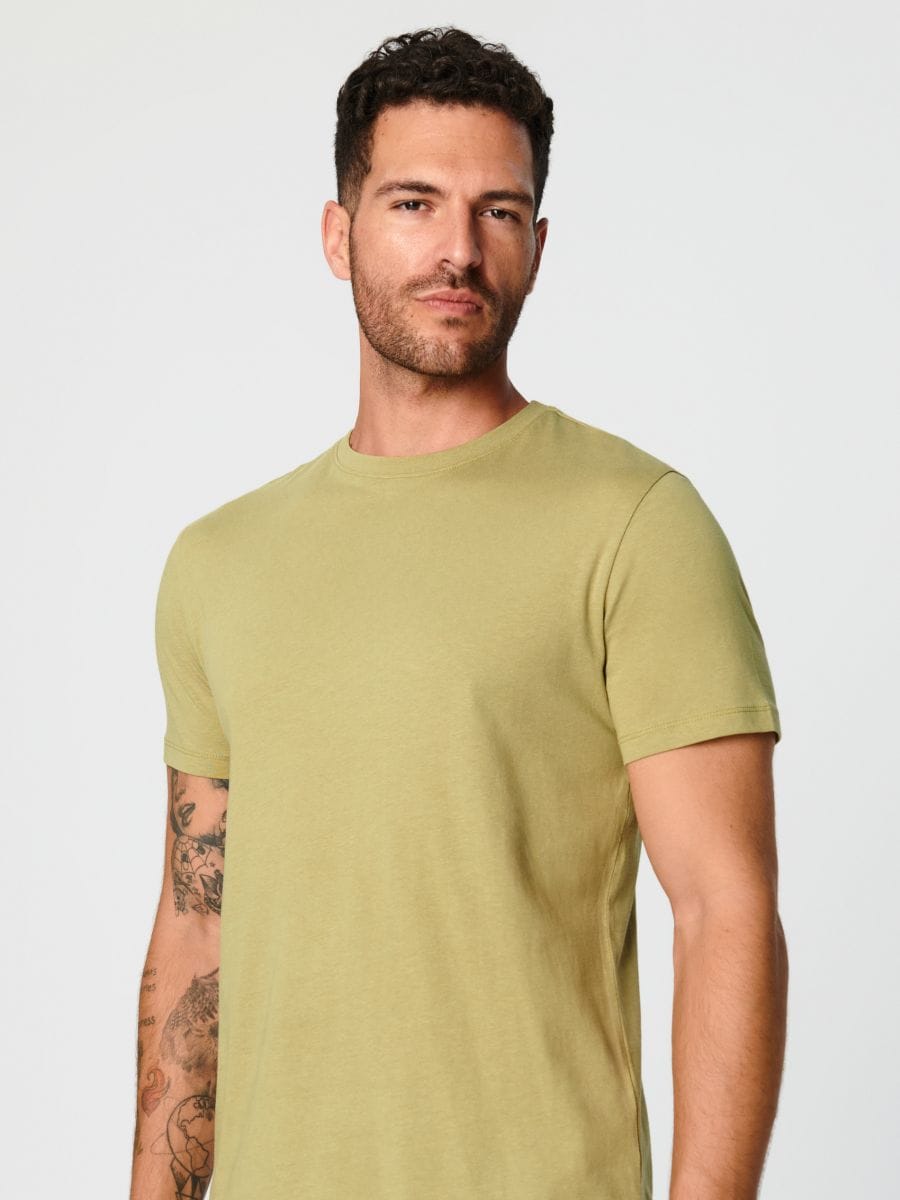 Koszulka basic Kolor zielony  2358O-81X