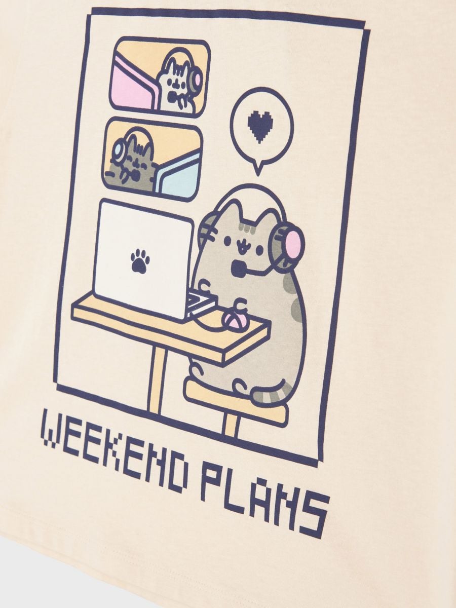 Koszulka Pusheen Kolor kremowy  5314X-01X