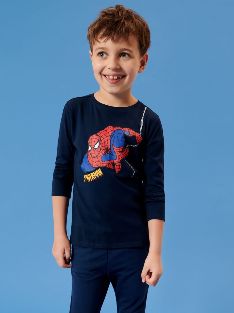 Koszulka Spiderman Kolor granatowy  4877J-59X