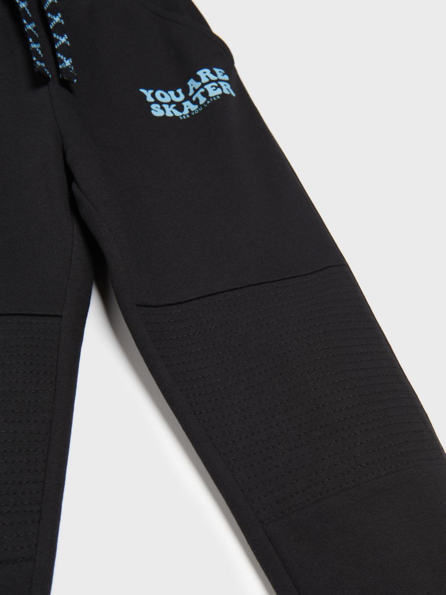 Spodnie dresowe jogger Kolor czarny  WJ812-99X
