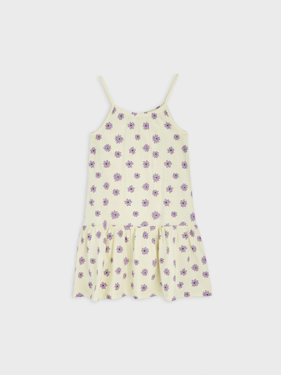 Sukienka babydoll Kolor żółty  4257R-10X