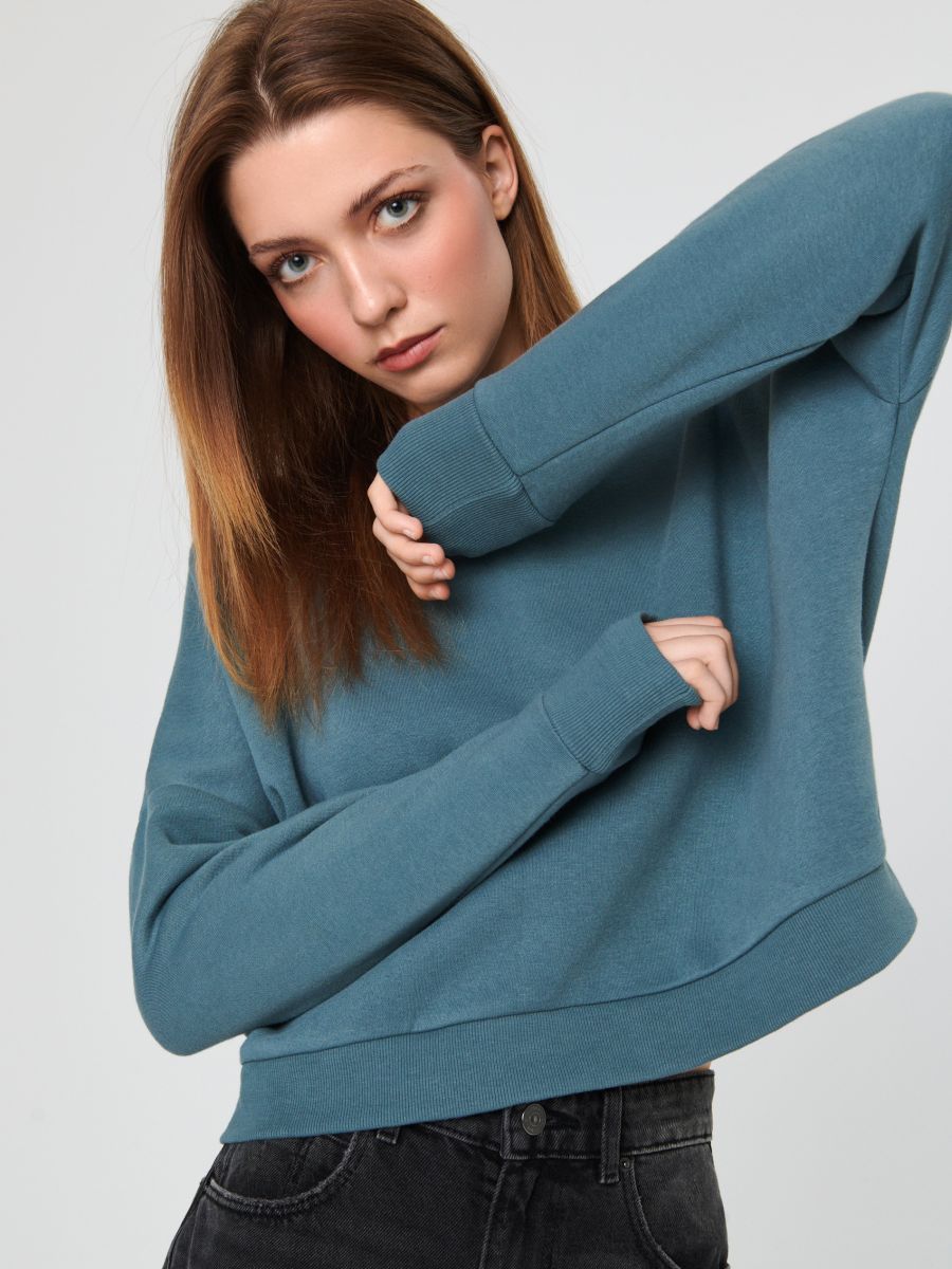 Bluza ze ściągaczami Kolor niebieski  6342J-95X