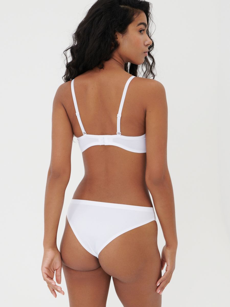 Majtki bezszwowe brazyliany 2 pack Kolor kremowy  3734K-01X