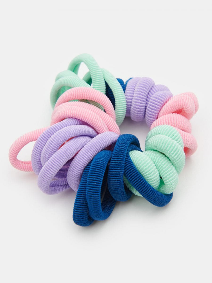 Gumki do włosów 32 pack Kolor wielobarwny  6033P-MLC