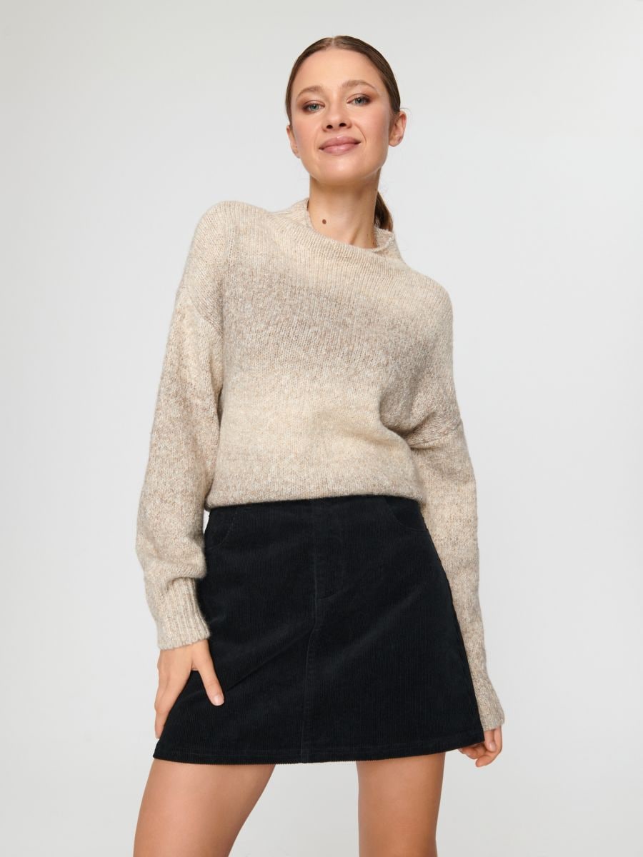 Sweter oversize ze wzorem Kolor wielobarwny  3382X-MLC