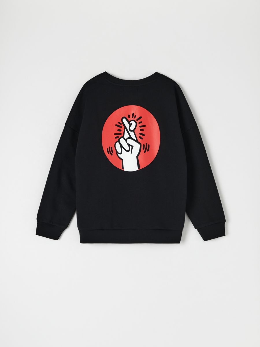 Bluza z nadrukiem Keith Haring Kolor wielobarwny  4149X-MLC