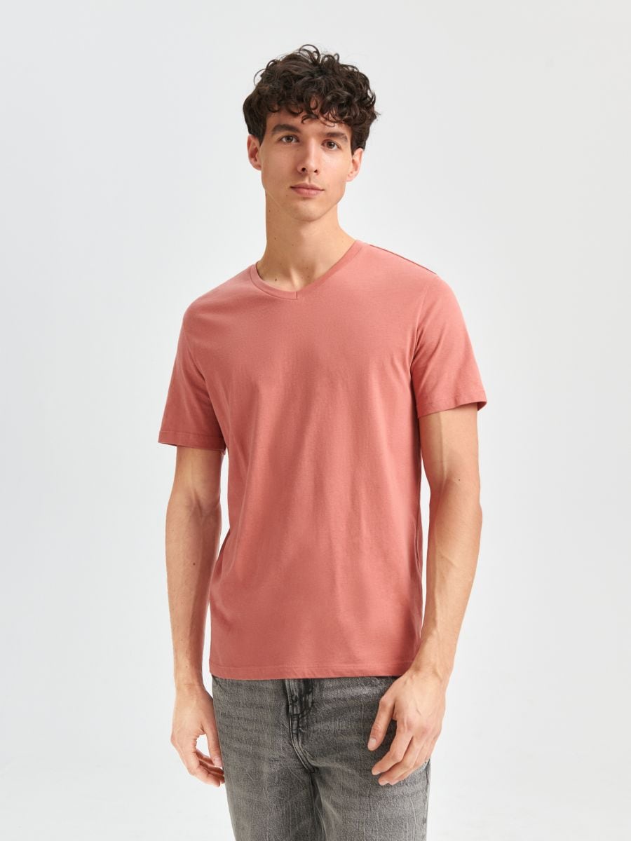 Koszulka basic Kolor różowy  2359O-38X
