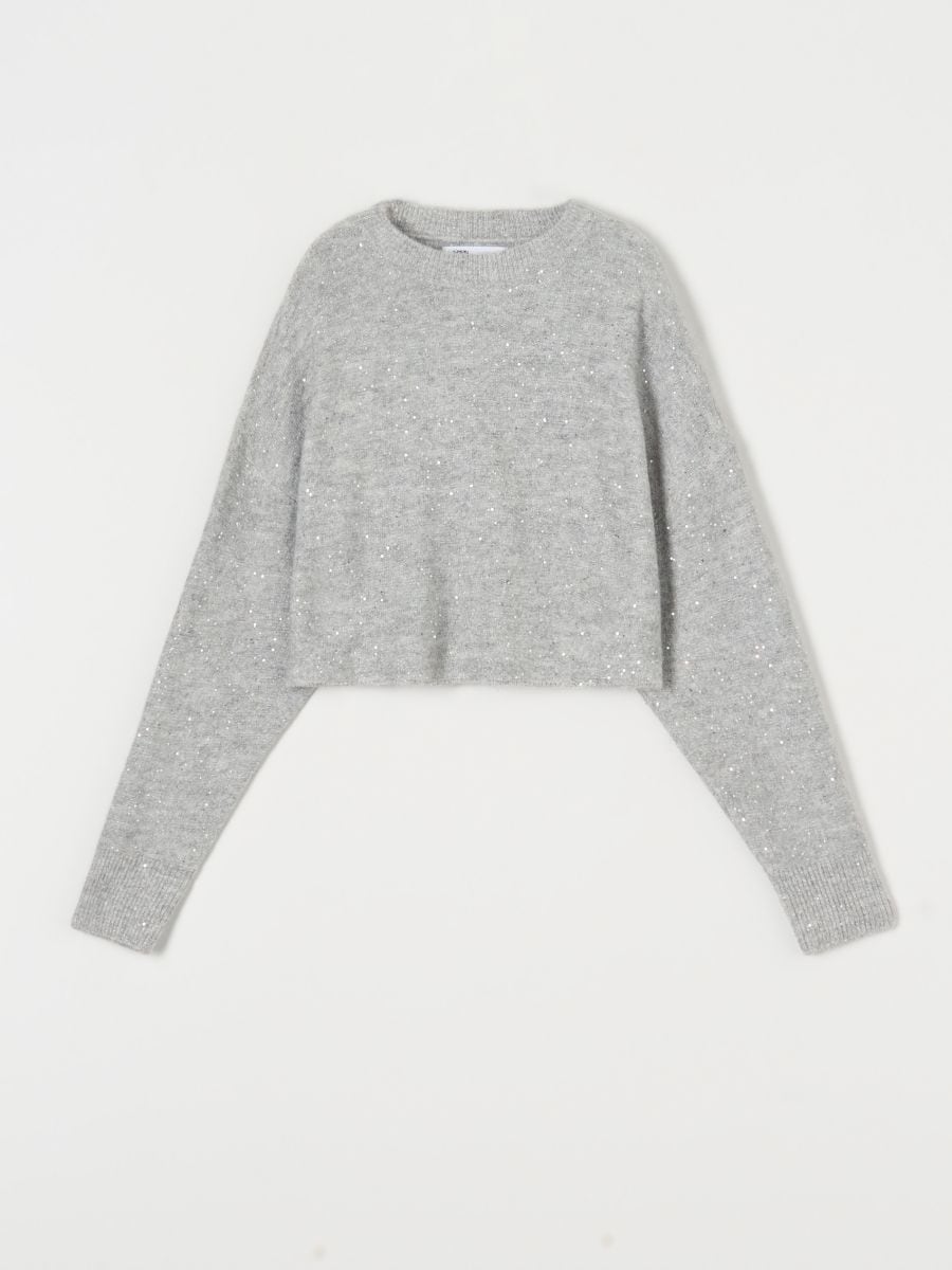 Sweter Kolor srebrny  9979A-SLV