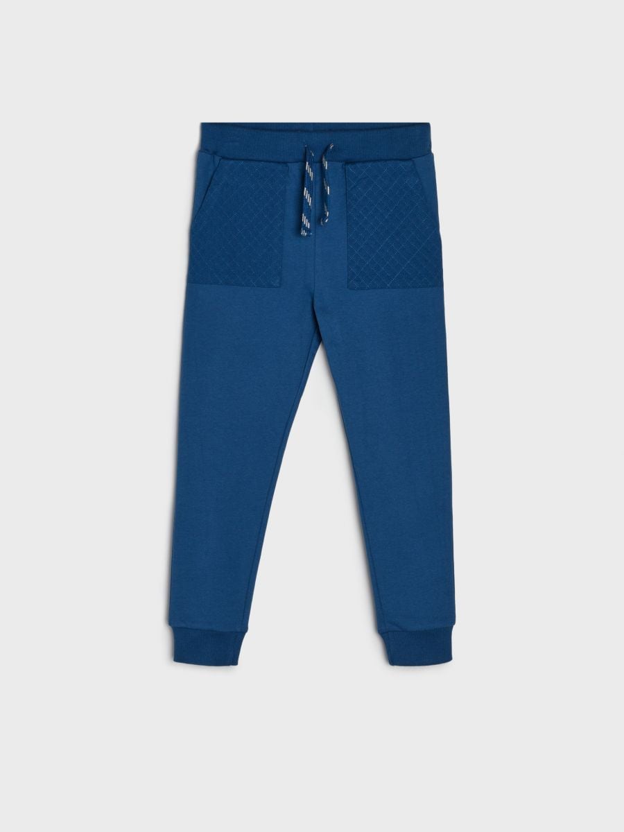 Spodnie dresowe jogger Kolor niebieski  8431Q-57X