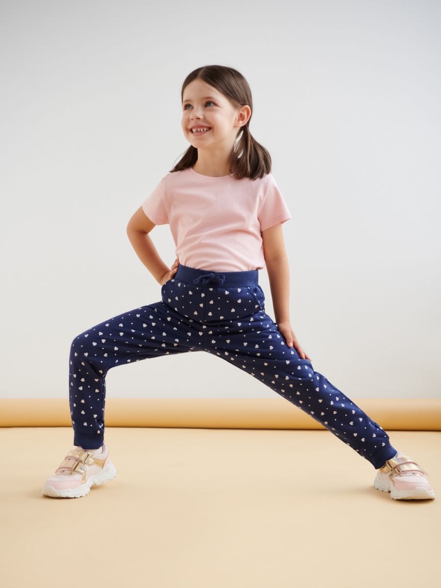 Spodnie dresowe jogger Kolor granatowy  8537M-59X