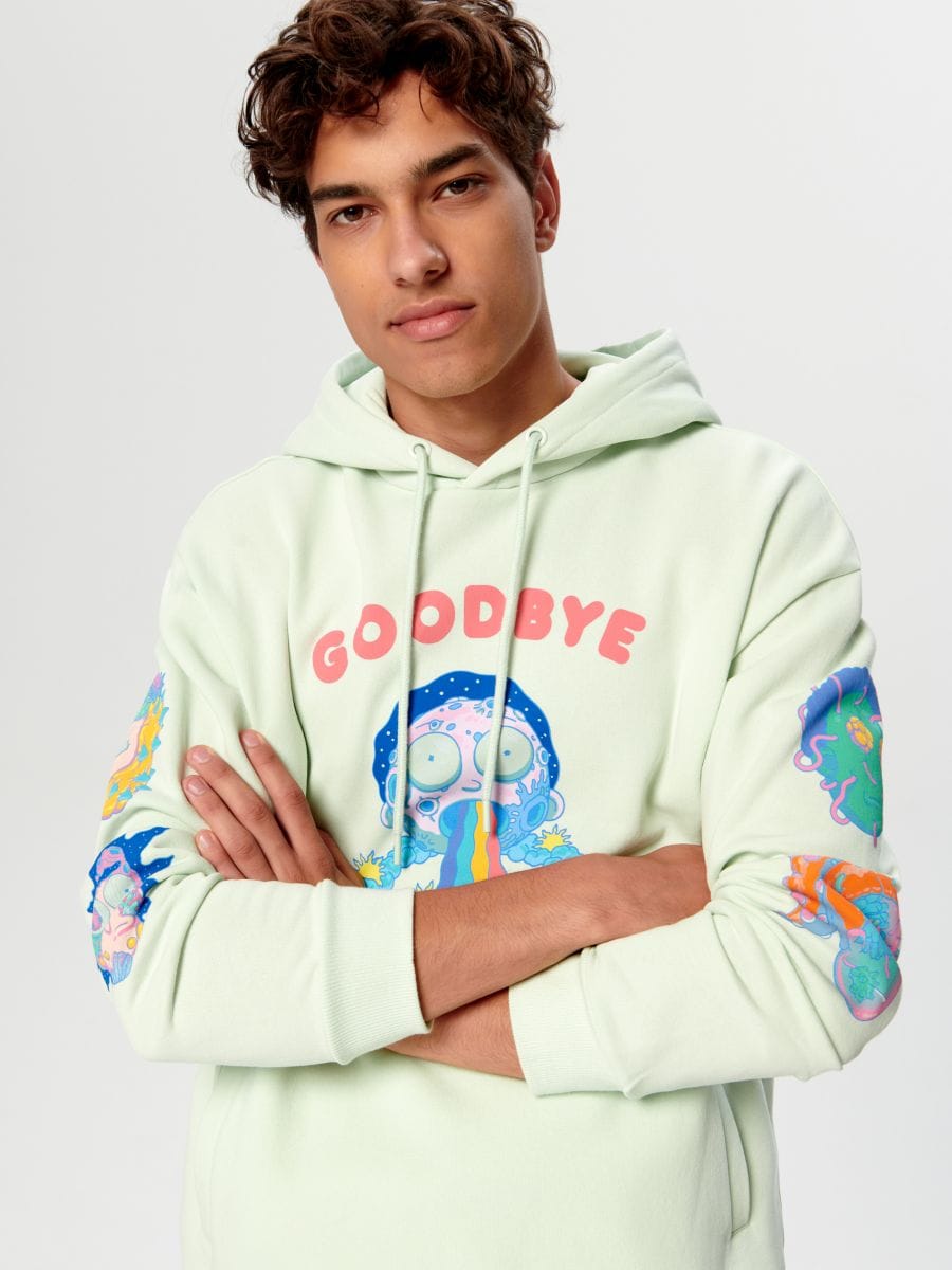 Bluza Rick and Morty Kolor zielony  6980D-07X