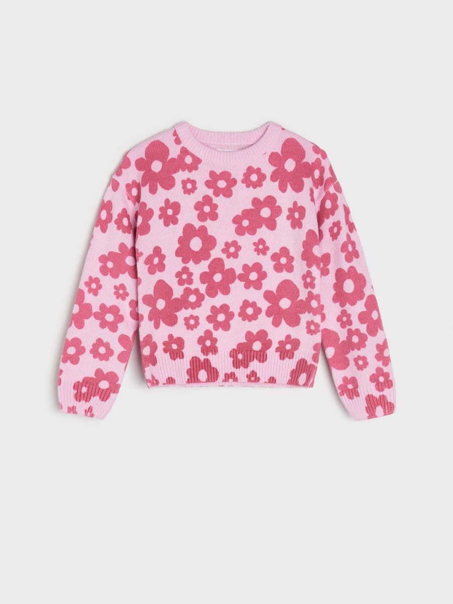 Sweter Kolor różowy  0458T-40X