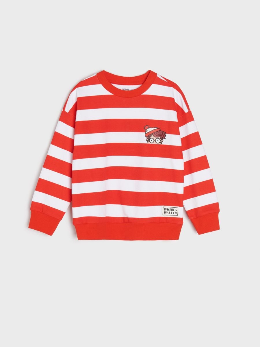 Bluza Gdzie jest Wally? Kolor czerwony  6606X-33X
