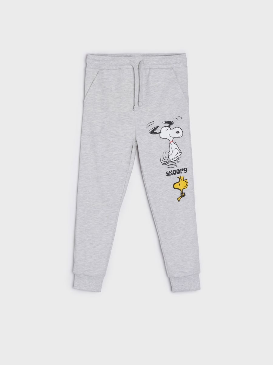 Spodnie dresowe jogger Snoopy Kolor kremowy  3055M-01M