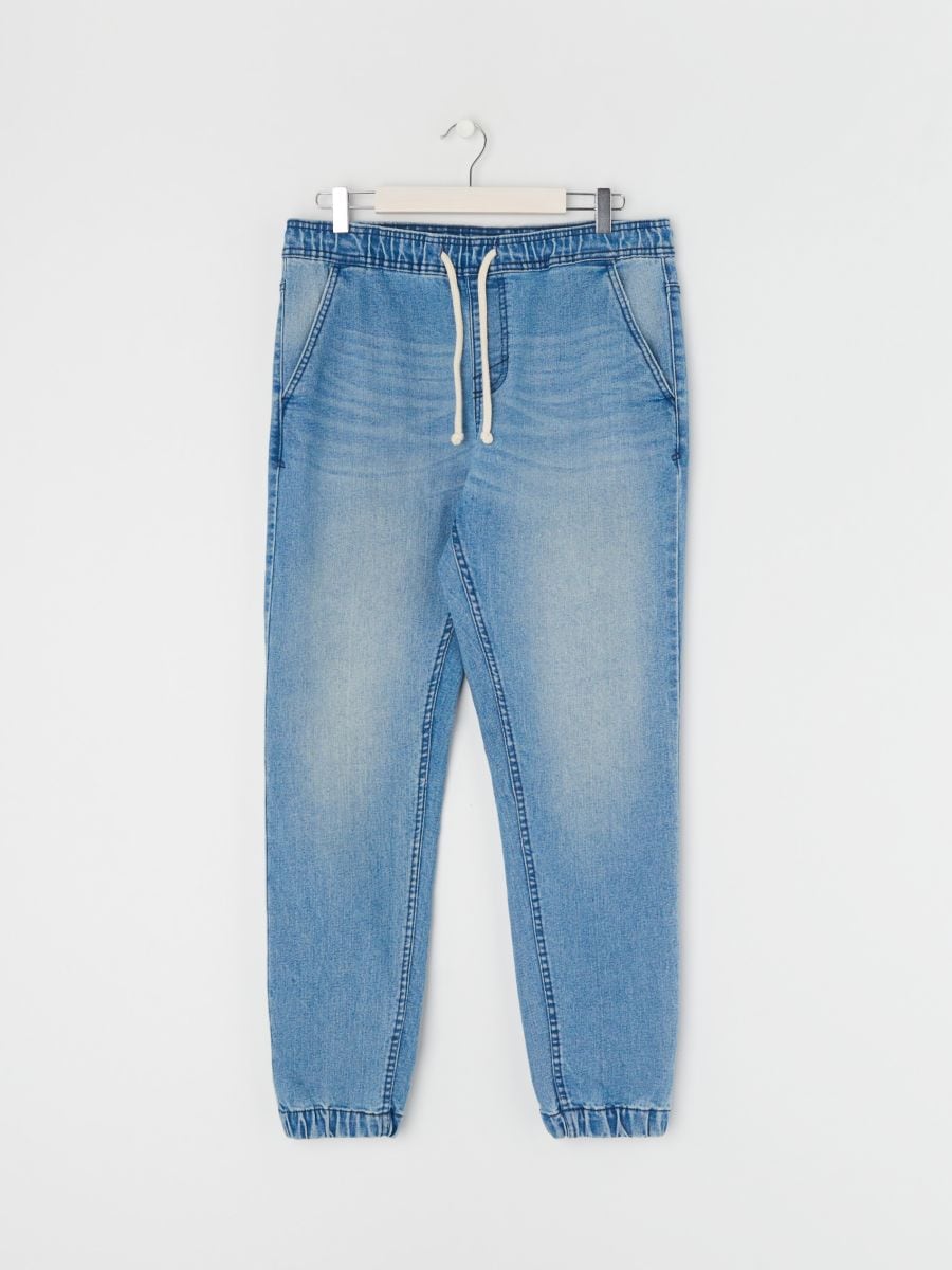 Jeansy jogger Kolor niebieski  1573O-50J